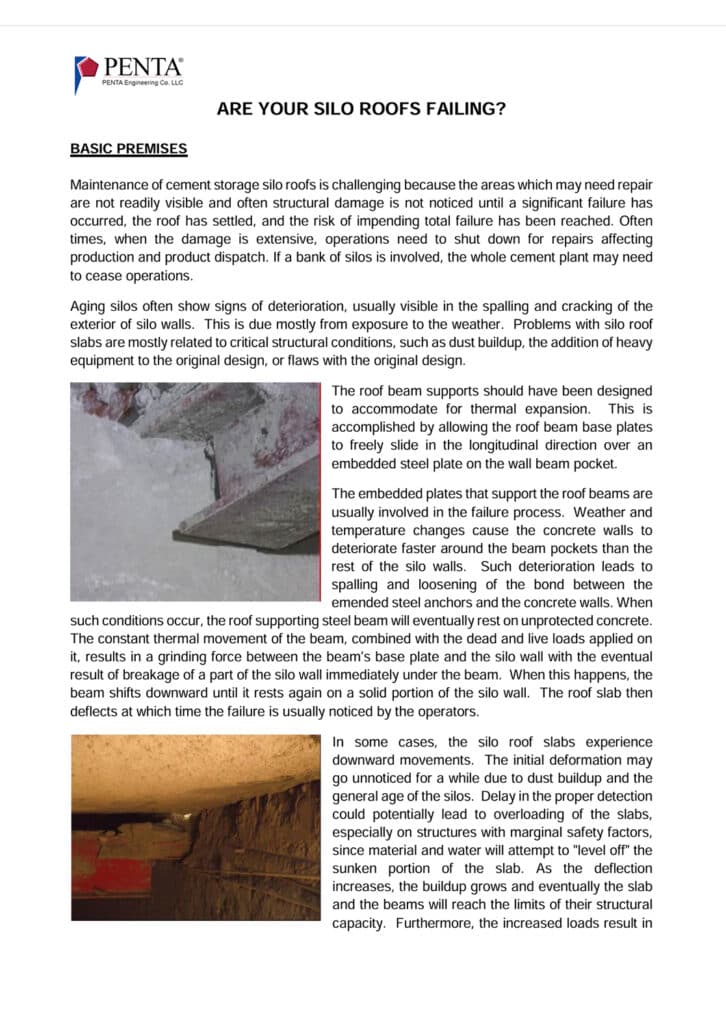ARE YOUR SILO ROOFS FAILING?
