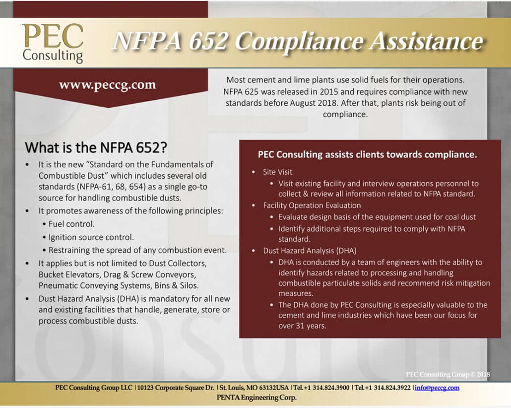 NFPA 652 COMPLIANCE ASSISTANCE